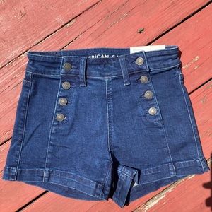 NWT AE denim shorts!